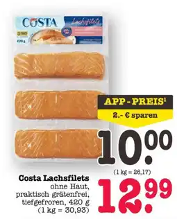 Scheck-in-Center Costa Lachsfilets Angebot
