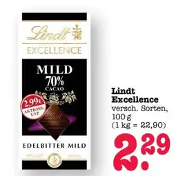 Scheck-in-Center Lindt Excellence Angebot