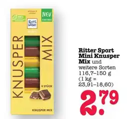 Scheck-in-Center Ritter Sport Mini Knusper Mix Angebot