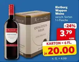 Combi Rietburg Wappen Weine Angebot