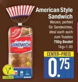 E-Center American Style Sandwich Angebot