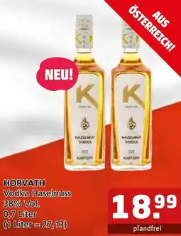Getränke Quelle HORVATH Vodka Haselnuss Angebot