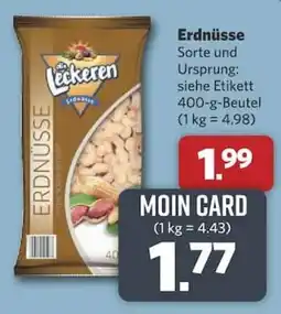 Combi die Leckeren Erdnüsse Angebot