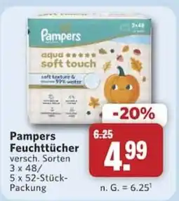 Combi Pampers Feuchttücher Angebot