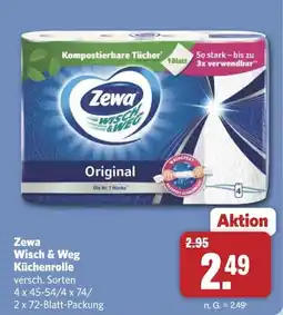 Combi Zewa Wisch & Weg Küchenrolle Angebot