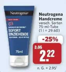 Combi Neutrogena Handcreme Angebot