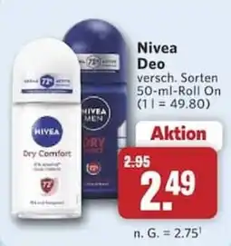 Combi Nivea Deo Angebot