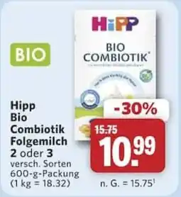 Combi Hipp Bio Combiotik Folgemilch Angebot