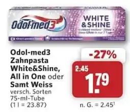 Combi Odol-med3 Zahnpasta White&Shine Angebot