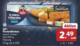 Combi Iglo Fischstäbchen Angebot