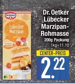E-Center Dr. Oetker Lübecker Marzipan-Rohmasse Angebot