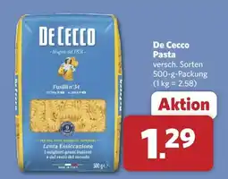 Combi De Cecco Pasta Angebot
