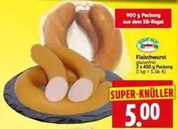 Edeka Herkules ECHT-GUT Fleischwurst glutenfrei Angebot