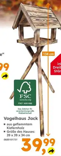 Globus Baumarkt Vogelhaus Jack Angebot