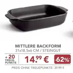 E-Center Mittlere backform Angebot