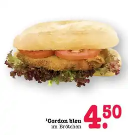 Scheck-in-Center Cordon bleu im Brötchen Angebot
