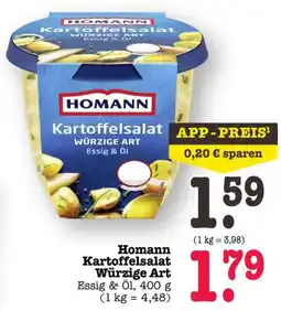 Scheck-in-Center Homann Kartoffelsalat Würzige Art Angebot