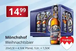 Sagasser Mönchshof Weihnachtsbier Angebot