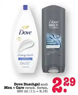 Scheck-in-Center Dove Duschgel Angebot