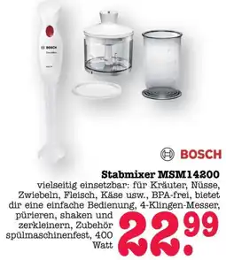 Scheck-in-Center BOSCH Stabmixer MSM14200 Angebot