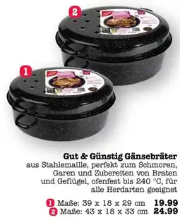 Scheck-in-Center Gut & Günstig Gänsebräter Angebot