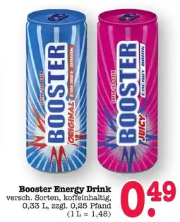 Scheck-in-Center Booster Energy Drink Angebot