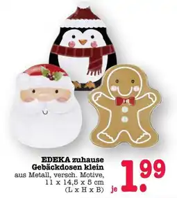 Scheck-in-Center EDEKA zuhause Gebäckdosen klein Angebot