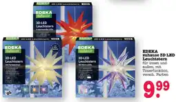 Scheck-in-Center EDEKA zuhause 3D LED Leuchtstern Angebot