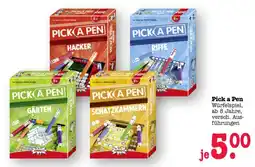 Scheck-in-Center Pick a Pen Angebot