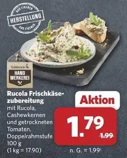 Combi Goldmarie Handwerkerei Rucola Frischkäsezubereitung Angebot