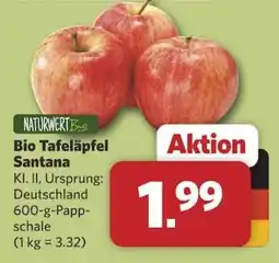 Combi NATURWERT Bio Bio Tafeläpfel Santana Angebot