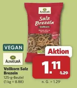 Combi ALNATURA Vollkorn Salz Brezeln Angebot
