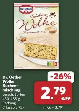 Combi Dr. Oetker Wolke Kuchenmischung Angebot