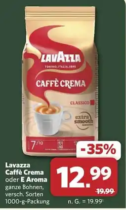 Combi Lavazza Caffè Crema Angebot