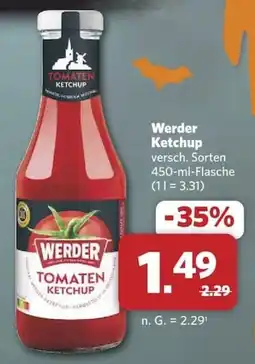 Combi Werder Tomaten Ketchup Angebot