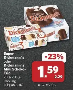 Combi Super Dickmann's oder Dickmann's Mini Schoko-Trio Angebot
