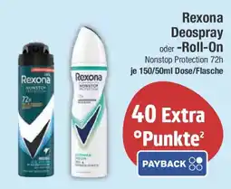 E-Center Rexona Deospray oder Roll-On Angebot