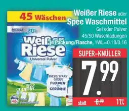 E-Center Weißer Riese Waschmittel Angebot
