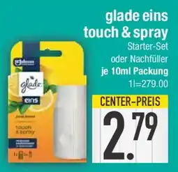 E-Center glade eins touch & spray Angebot