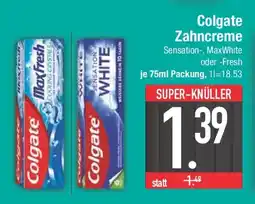 E-Center Colgate Zahncreme Angebot