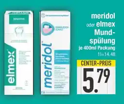 E-Center meridol oder elmex Mundspülung Angebot
