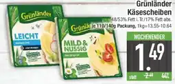 E-Center Grünländer Käsescheiben Angebot