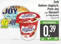 E-Center Zott Sahne-Joghurt, Pure Joy Angebot