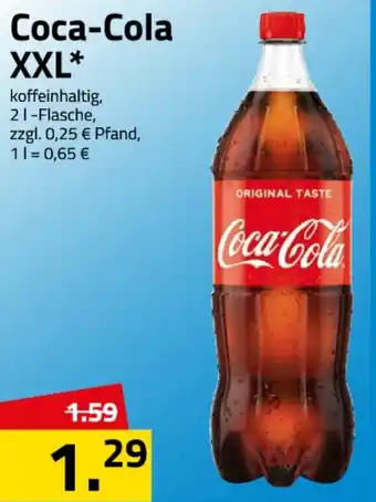 Logo Getränkemarkt Coca-Cola XXL 2L Flasche Angebot