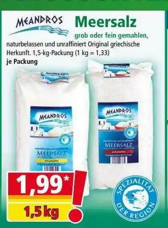 Norma Meandros Meersalz Angebot