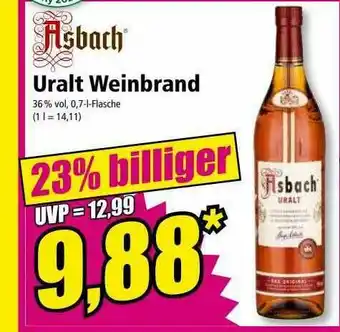 Norma Uralt Weinbrand Asbach Angebot