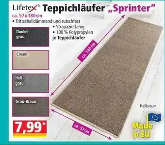 Norma Lifetex Teppichläufer „sprinter” Angebot