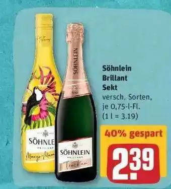 REWE Söhnlein Brillant Sekt Angebot