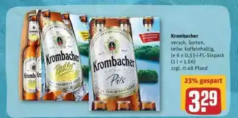 REWE Krombacher Angebot