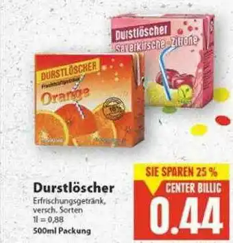 E-Center Durstlöscher Angebot